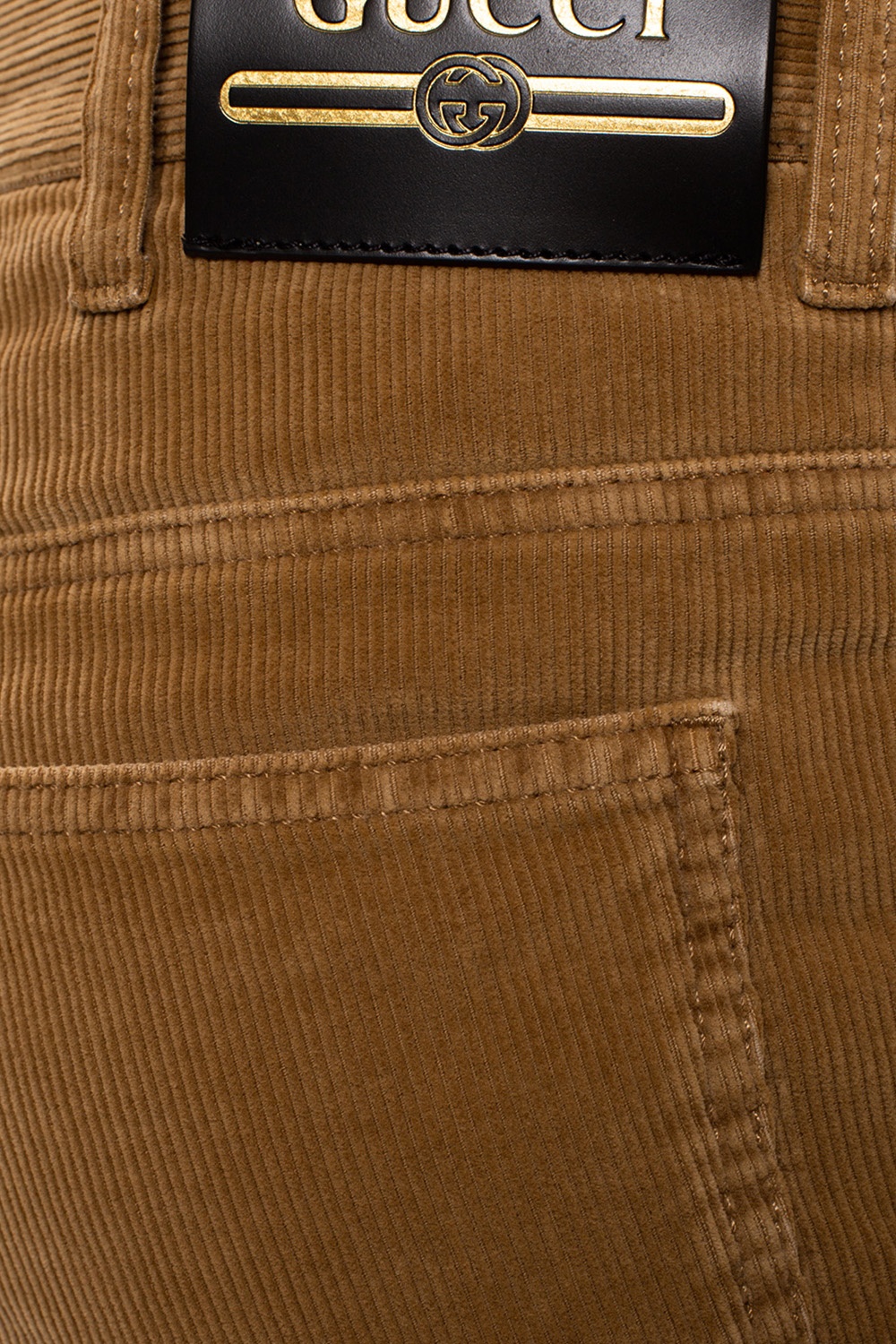 パンツ GUCCI 'New Barethea' pants Gucci Men's Pants BUTTERRUM IT 54 US 40/41 615038 Z798C 2114